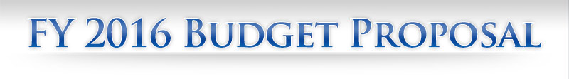 DEPARTMENT OF DEFENSE: FY 2016 Budget Proposal