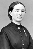 Dr. Mary Edwards Walker wearing her Medal of Honor