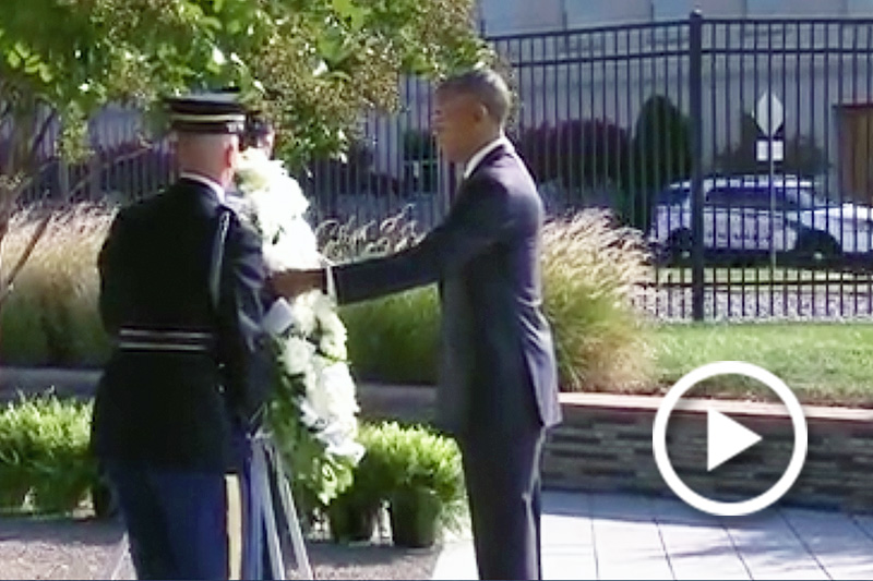 Obama speaks at 9/11 observance ceremony