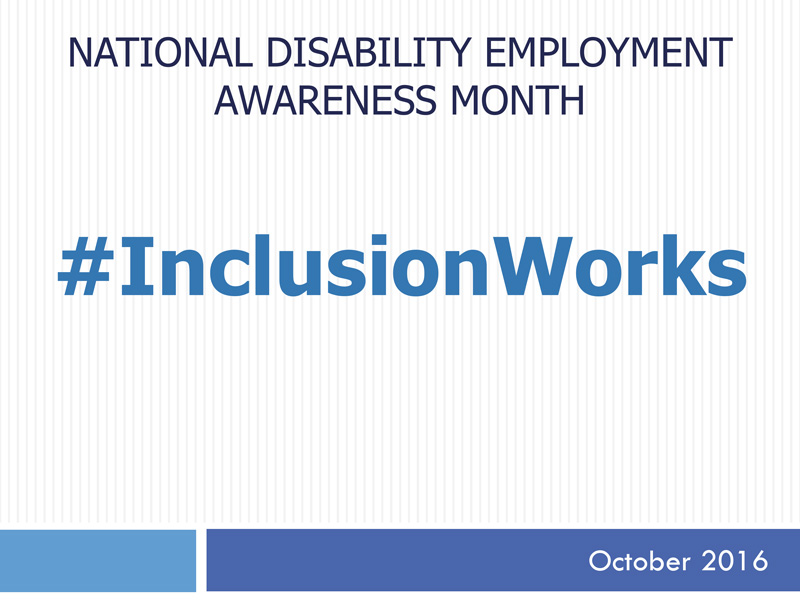 National Disability Employment Awareness Month 2016 Presentation