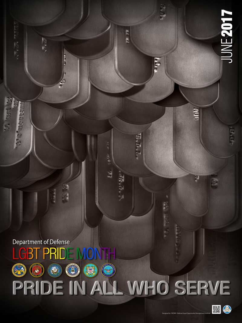 Screen grab of Lesbian, Gay, Bisexual, and Transgender (LGBT) Pride Month 2017 Poster.