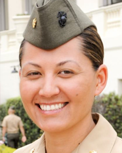 Portrait of Marine Corps Major Amber Coleman