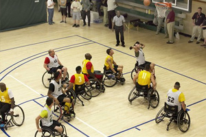Army Athletes Compete in Basketball Trials for DoD Warrior Games 2015