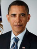 Portrait photo of president Obama.