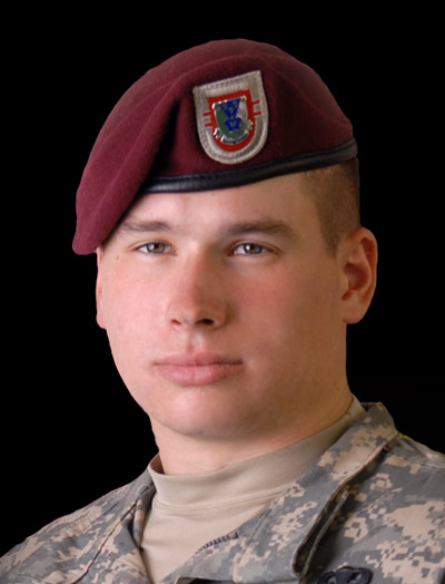 Portrait of Army Sgt. Kyle J. White