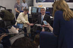 Defense Secretary Ash Carter speaking with reporters.