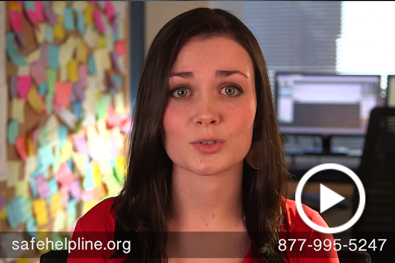 Faces of Safe Helpline - Click to watch video