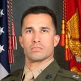 Portrait of Marine Corps Capt. Aaron Estenson