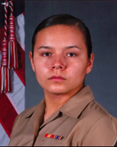 Portrait of Cpl. Brittany E. Chavez