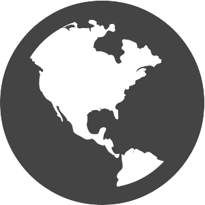 A globe icon