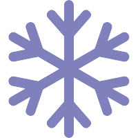 A snowflake icon