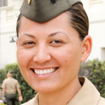 Portrait of Marine Corps Maj. Amber Coleman